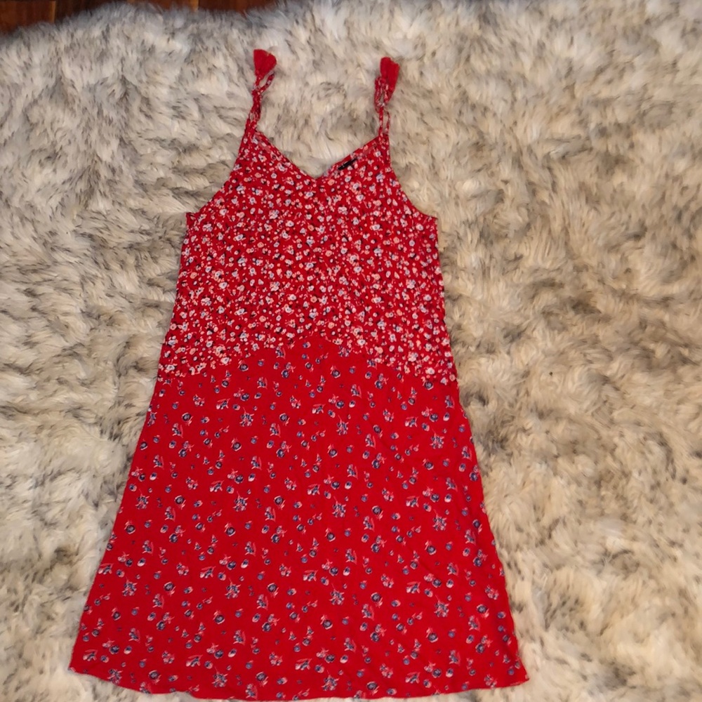 Red sun dress
